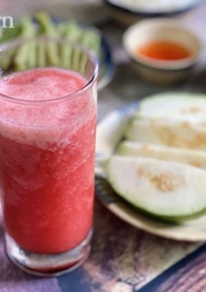 Hình của món Sinh Tố Dâu.