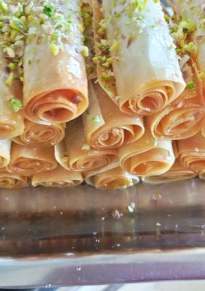 A picture of Baklava.