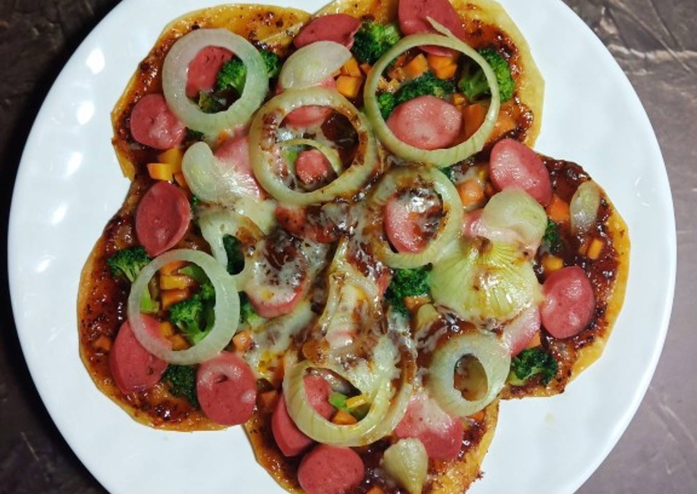 Pizza Kulit Pangsit