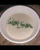 Sopa crema de champiñones