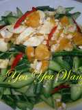 Snake Gourd with Salted Egg