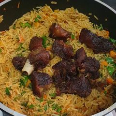 A picture of One pot rice dish.