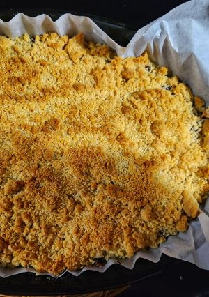 Una foto de Crumble de Ciruelas