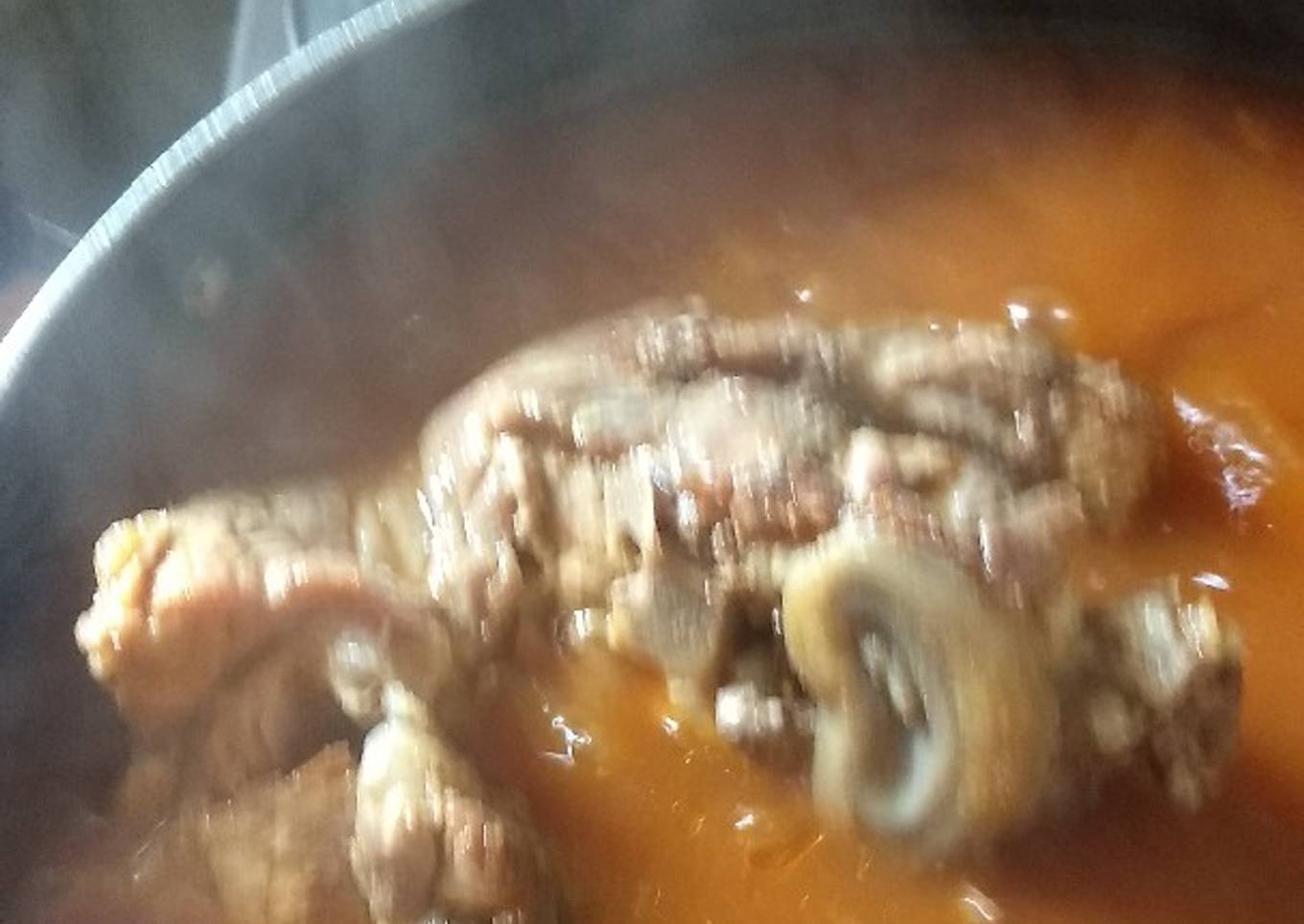 Espinazo de puerco con arroz