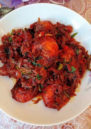 চিংড়ি মাছ ভুনা 🍤🍤 রেসিপির প্রধান ছবি