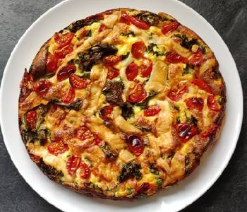 Fresh, Make Recipe Kale tomato  goat cheese quiche Savory Delicious