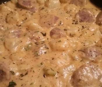 Ready to Serve Sausage  Potatoes w Beer Sauce Delicious and Healthy