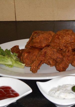 A picture of Crispy fried chicken 🍗.