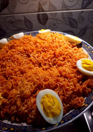 صورة لوصفة اندومي بالسومطره 👌🏻
