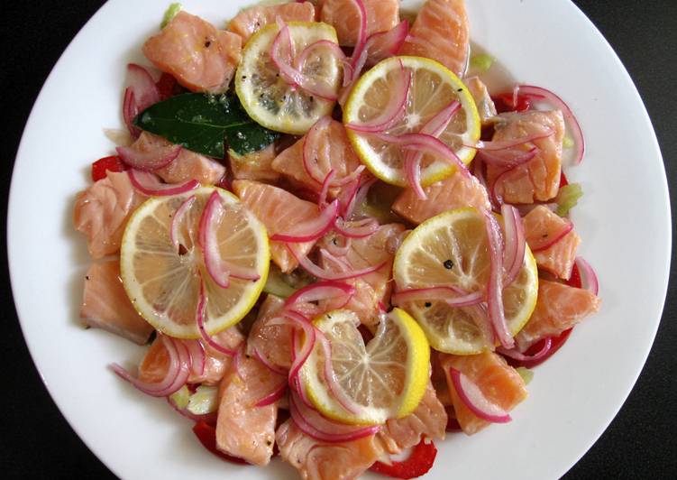 Marinated Salmon Sashimi