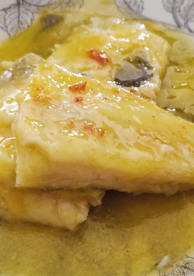 Una foto de Bacalao al Pil Pil