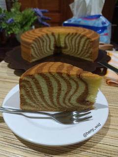 Foto resep Cake Zebra Putih Telur