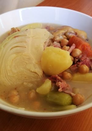 Una foto de Cocido malagueño exprés