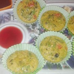 Egg muffins A picture of Egg muffins.