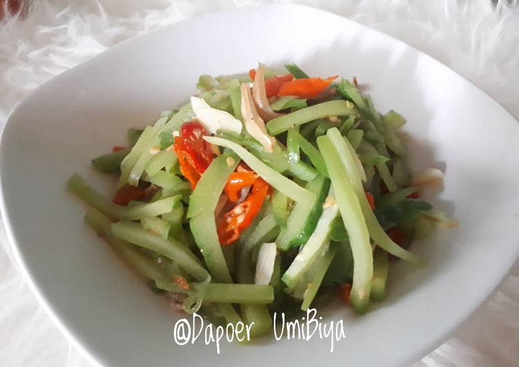 Resep Tumis Teri Labu Siam Anti Gagal