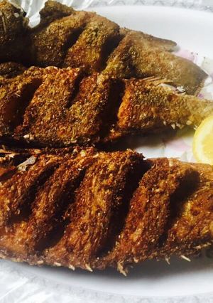 صورة لوصفة سمك مقلي بالليمون