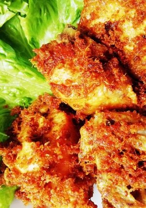 Foto resep Ayam goreng serundeng lengkuas