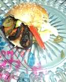 Semita con hongos  y chile jalapeño rojo el geras