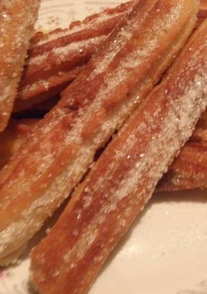 Una foto de Churros fáciles y que no explotan