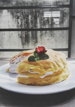 Hình của món Bánh Crepe trái cây.