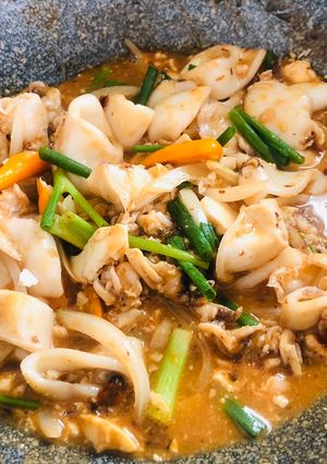 รูปของ 🐙ปลาหมึกผัดไข่เค็ม🦑