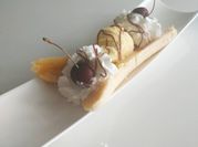 Una foto de bananas de chocolate
