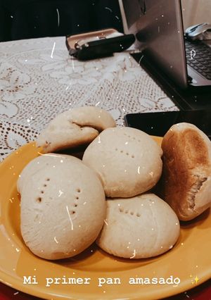 Una foto de Pan amasado