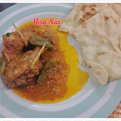 Karahi gosht A picture of Karahi gosht.