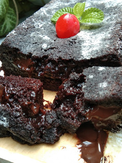 Foto resep Brownies Pisang Ketan Hitam ---Brooklyn Blackout---