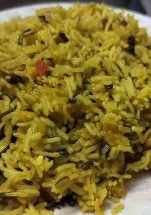 A picture of Makar sankranti special khichdi.