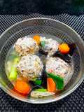 Sup bakso lohua ayam (bakso rambutan)