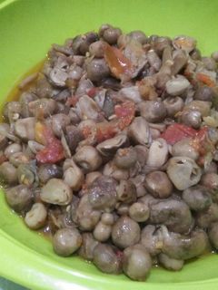 Foto resep Tumis pedas jamur sawit