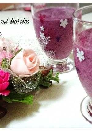 Foto resep Mixed berries smoothie