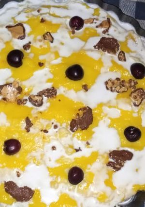 A picture of Custard Cocoa trifle.