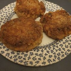 A picture of Sweetcorn and Rice Fritters.