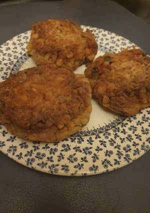 A picture of Sweetcorn and Rice Fritters.
