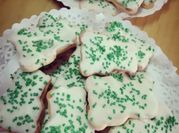 Una foto de galletita de manteca con harina leudante