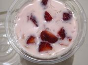 Gambar strawberry sago dessert