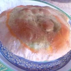 A picture of Rainbow poori.