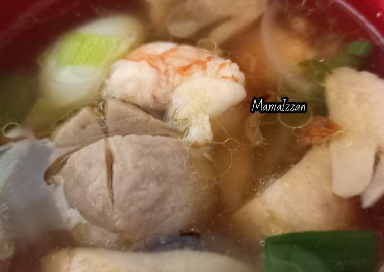 Resep Oriental Soup ala MamaIzzan, Enak Banget