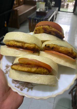Foto resep Chicken Beef Burger Sehat Juicy 3 Bahan