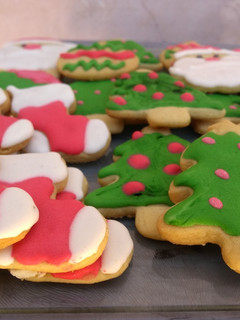 Una foto de Galletitas navideñas!!