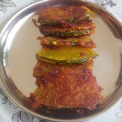 A picture of Kaddu Tawa fry.