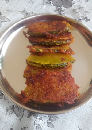A picture of Kaddu Tawa fry.
