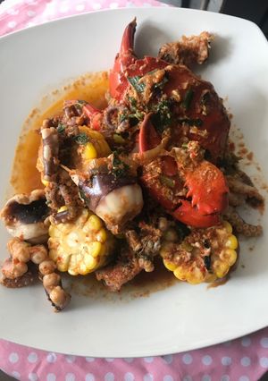 Foto resep Kepiting with octopus🐙🦀