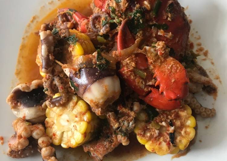Resep Kepiting with octopus🐙🦀 yang Menggugah Selera