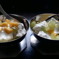 A picture of Fruity ice-cream.