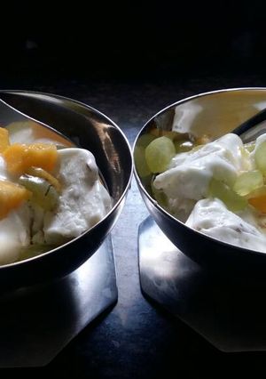 A picture of Fruity ice-cream.