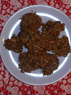 Una foto de Galletas de plátano y avena