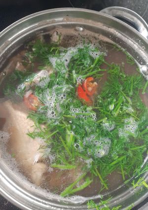 Hình của món Cá liệt/ cá ót nấu chua.